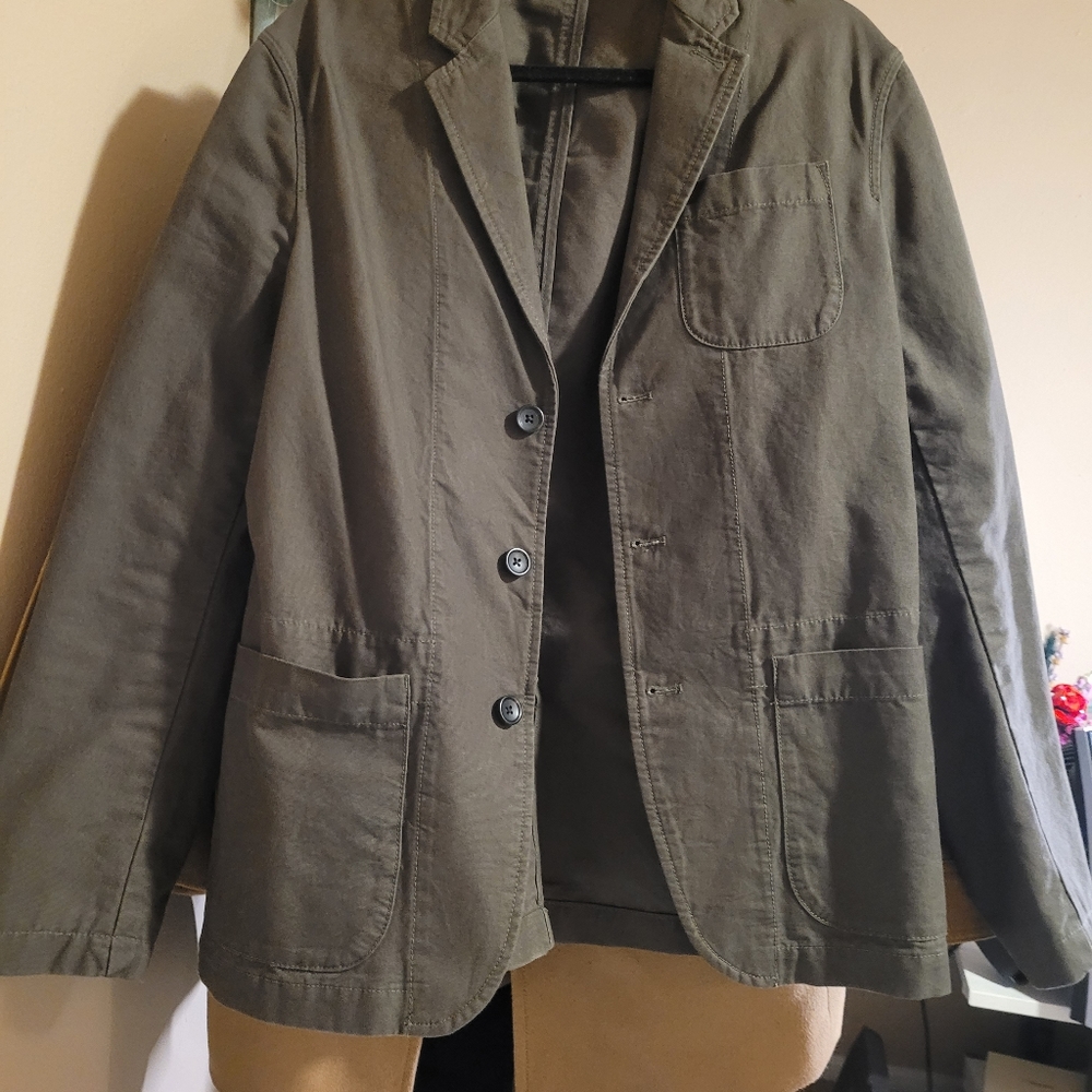 Banana republic olive green blazer 40R